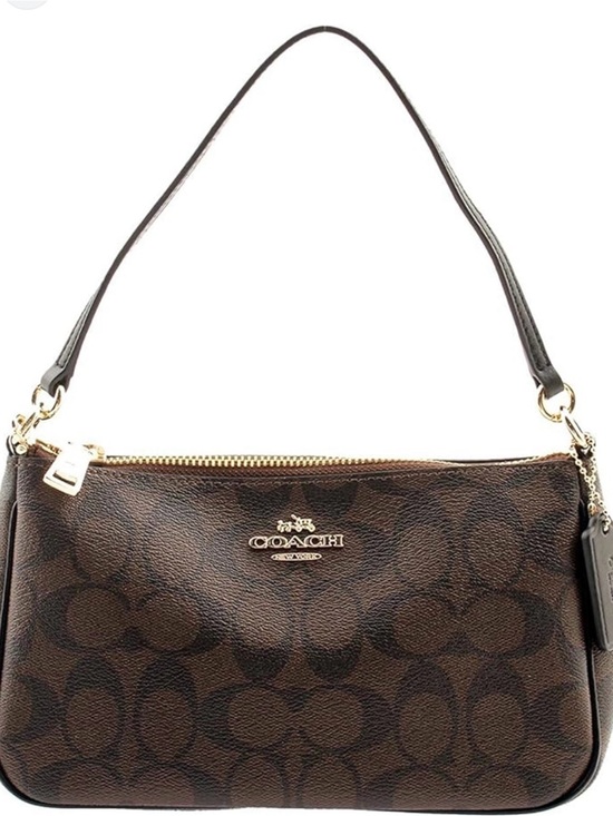 Coach Handbags - Coach Nolita 19 Brown Signature Canvas Shoulder Bag